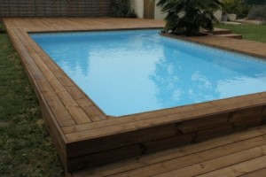 palette en piscine